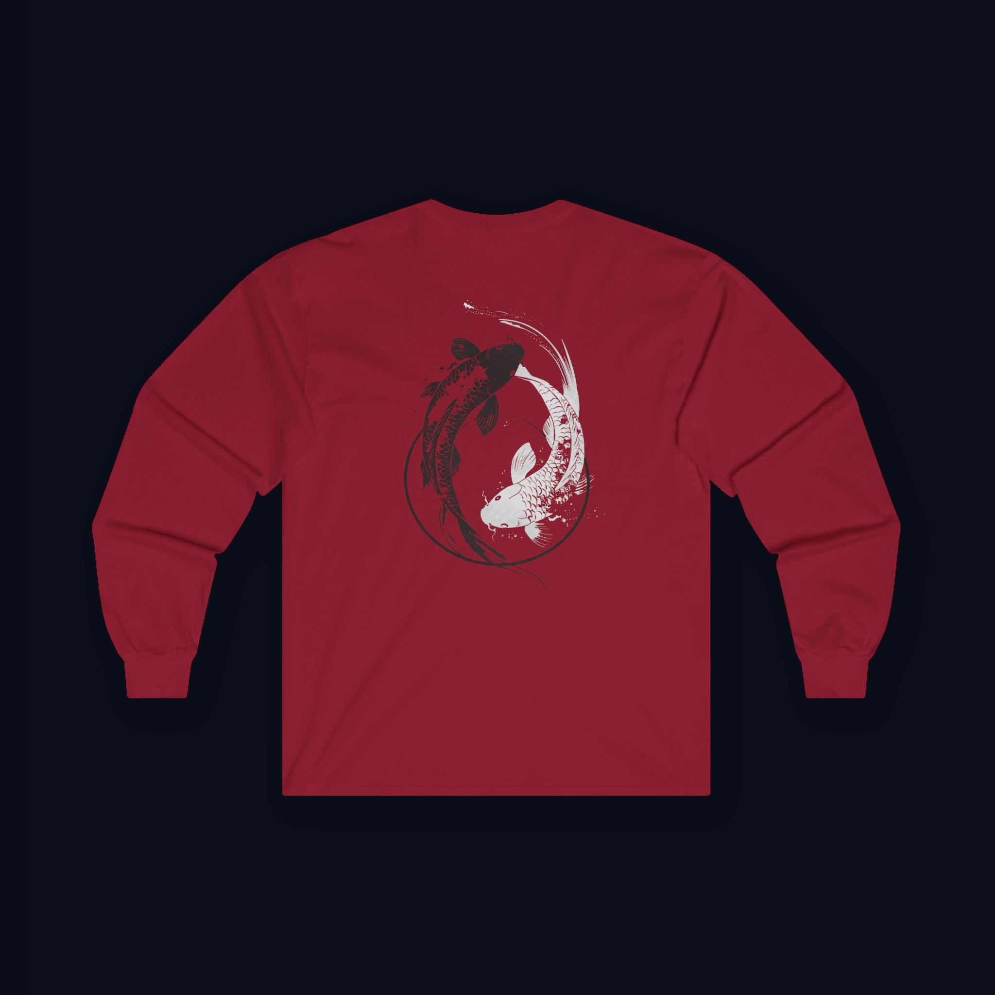 still finding you back print long sleeve t-shirt — nostalgic minimalist streetwear