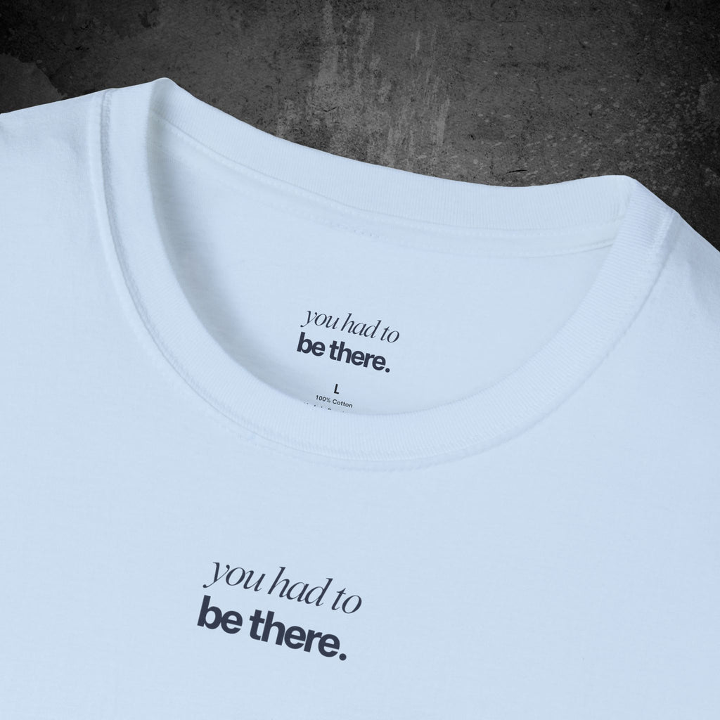 after the credits back print t-shirt — nostalgic minimalist streetwear