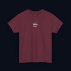 you left before it ended printed t-shirt — nostalgic minimalist streetwear