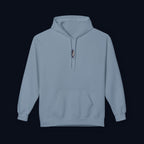 haunted portrait printed hoodie — nostalgic minimalist streetwear
