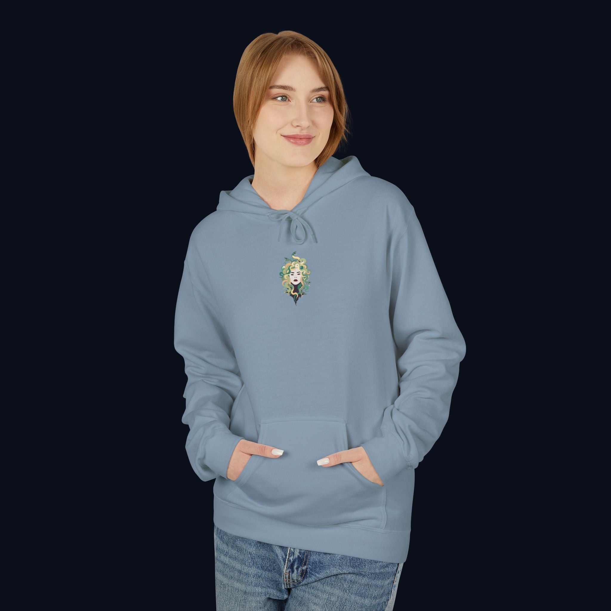 the survivor front print hoodie – minimalist streetwear