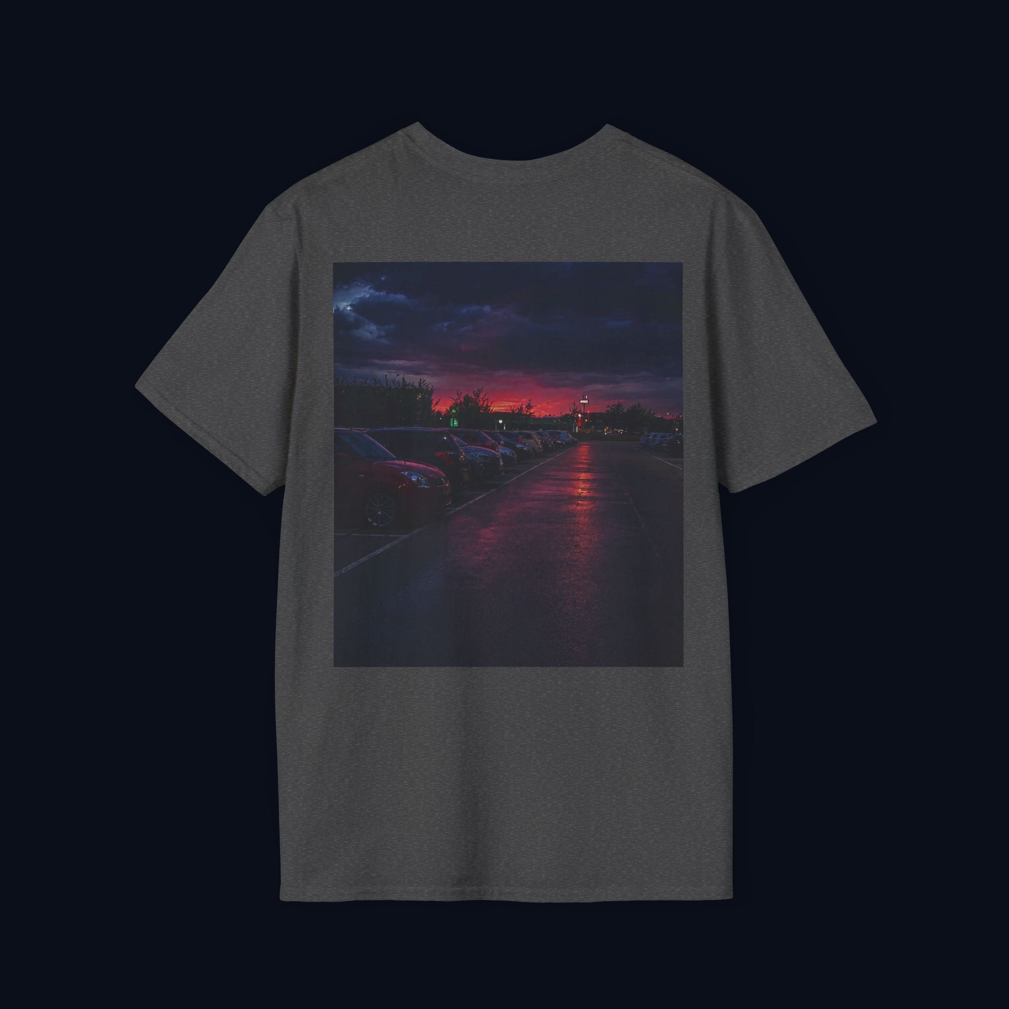 after the credits back print t-shirt — nostalgic minimalist streetwear