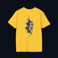 haunted portrait back print t-shirt — nostalgic streetwear inspired by memories
