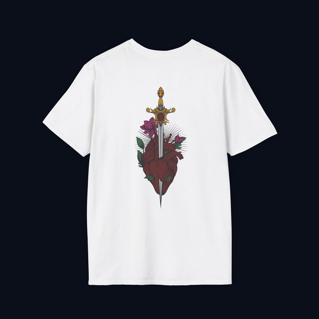 last goodbye back print t-shirt — nostalgic streetwear inspired by memories