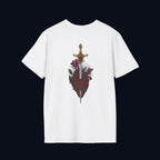 last goodbye back print t-shirt — nostalgic streetwear inspired by memories