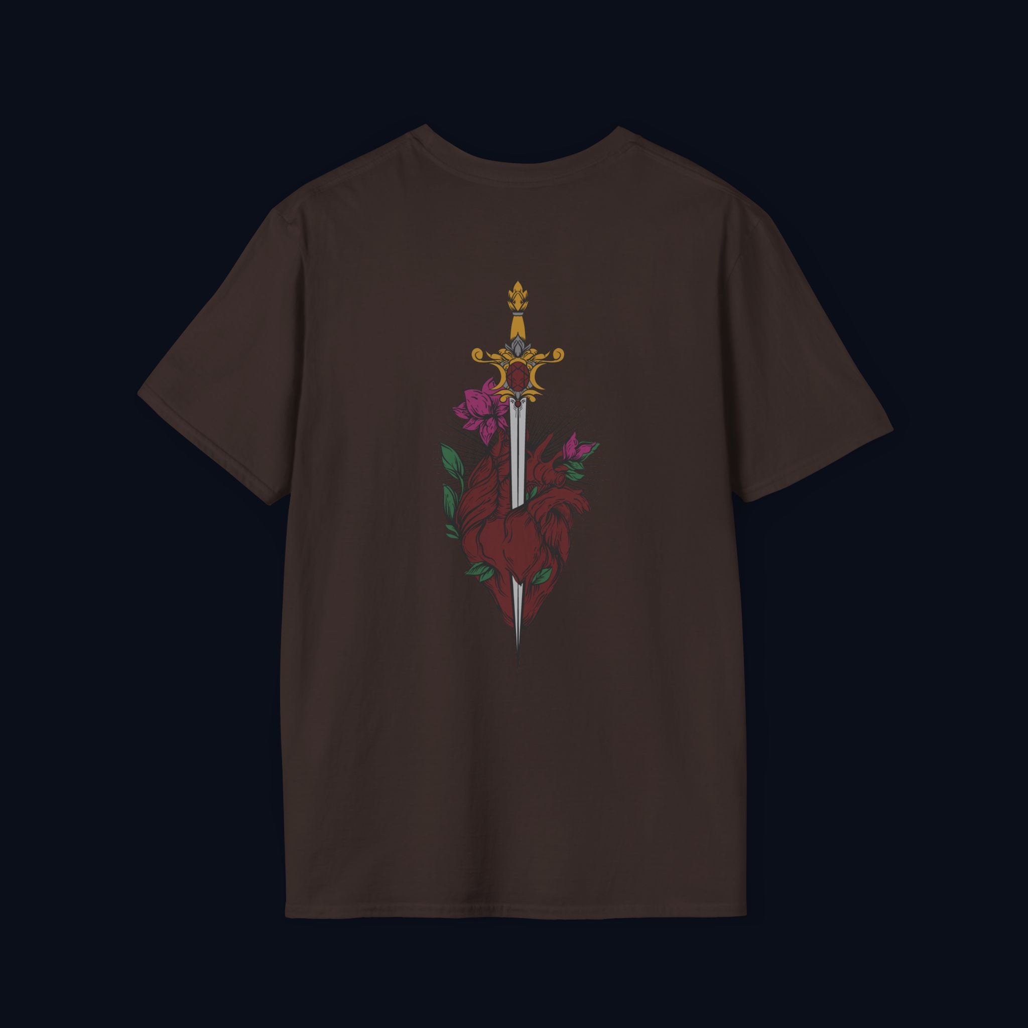last goodbye back print t-shirt — nostalgic streetwear inspired by memories