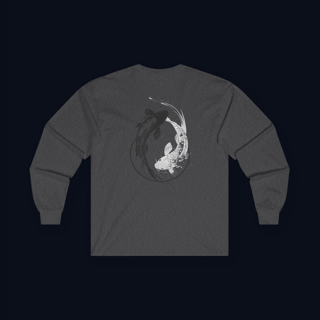 still finding you back print long sleeve t-shirt — nostalgic minimalist streetwear