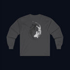 still finding you back print long sleeve t-shirt — nostalgic minimalist streetwear