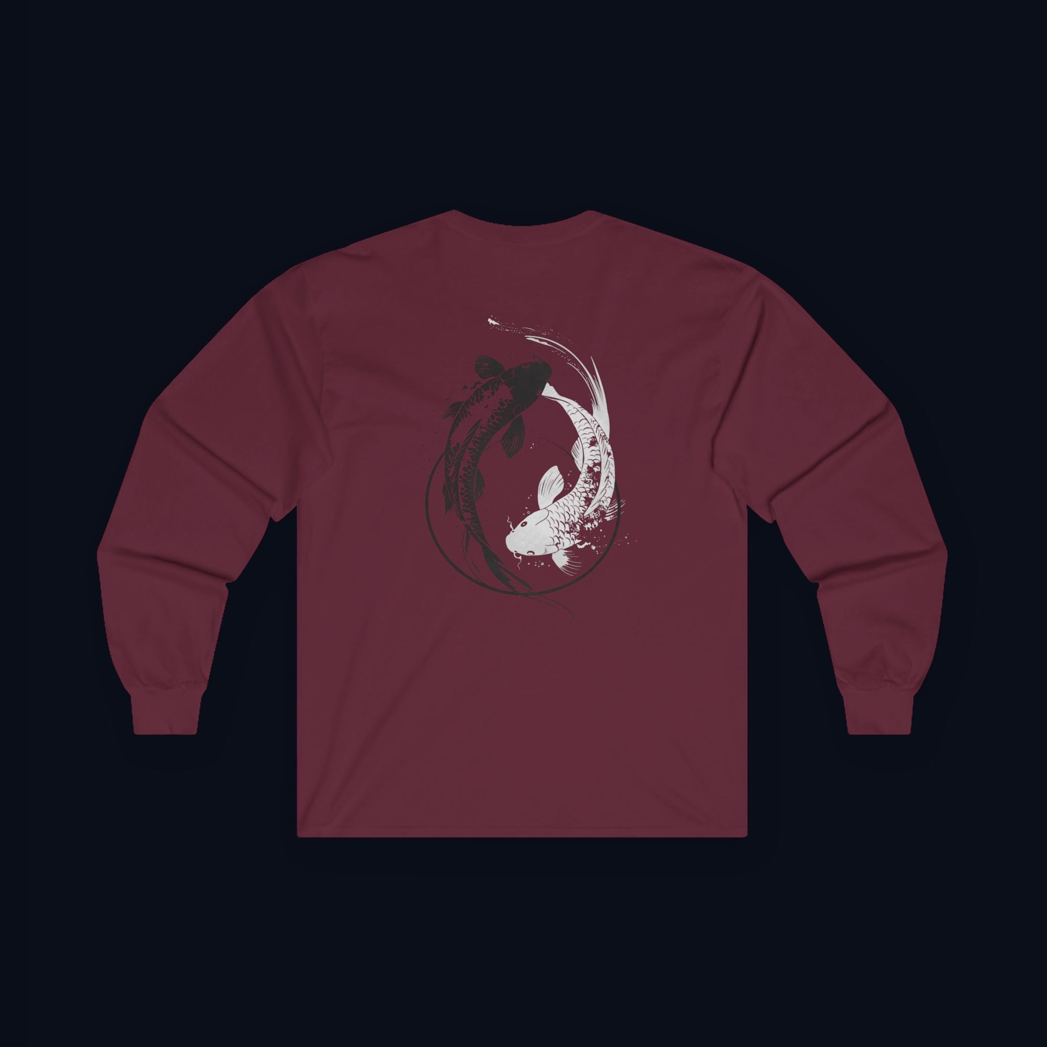 still finding you back print long sleeve t-shirt — nostalgic minimalist streetwear